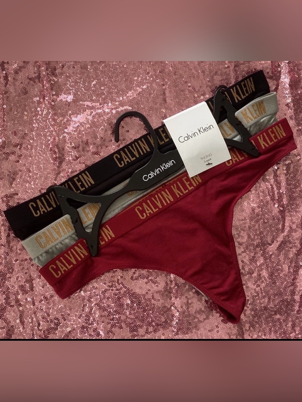 Calvin Klein 3 piece thongs